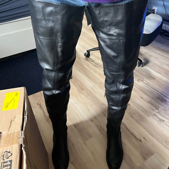 Thigh high boots size 13 - Picture 10 of 11